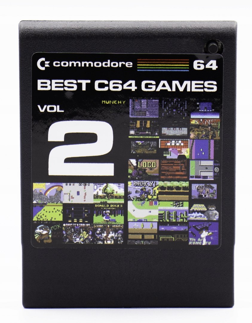 Best C64 GAMES VOL 2 cartridge gry commodore
