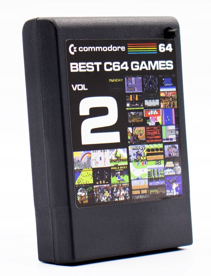 Best C64 GAMES VOL 2 cartridge gry commodore