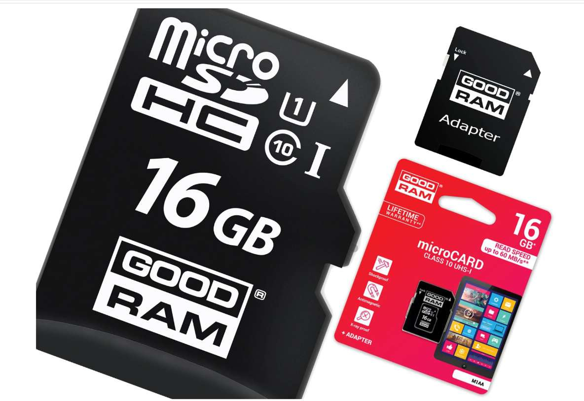 MICROSD 16 GB CLASS 10 UHS + ADAPTER SD
